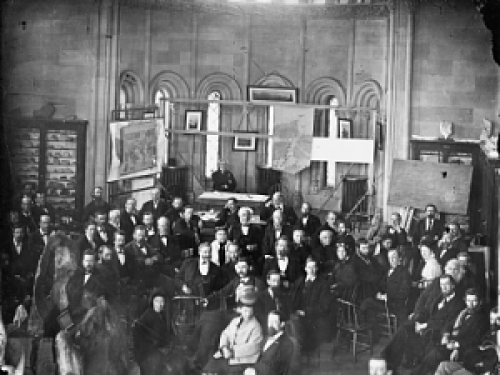National Academy of Sciences Meeting, Smithsonian Castle, 1874 National Academy of Sciences Meeting, Smithsonian Castle, 1874