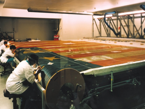 Star Spangled Banner Conservation Lab Star Spangled Banner Conservation Lab, American History Museum