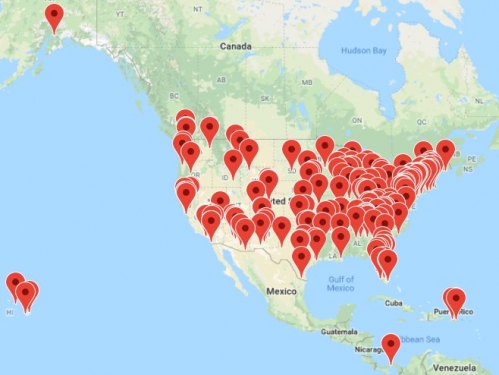 map of affiliates