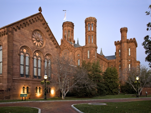 Castle at dusk