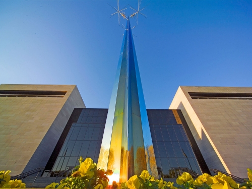 building exterior.